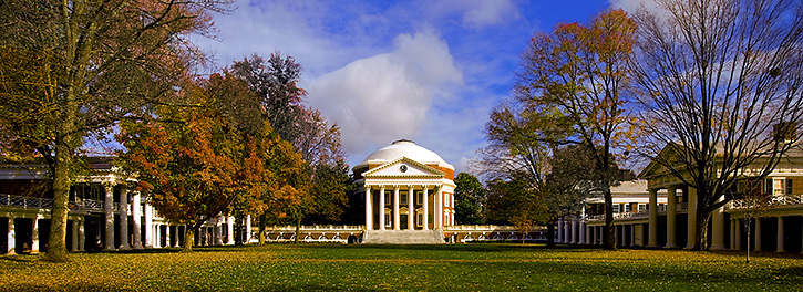 Early Spring View of the Lawn, UVA